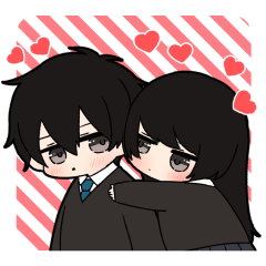 Low tension couple sticker3