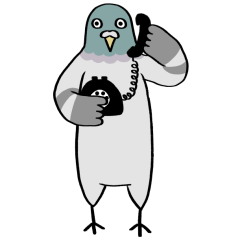 Hato-chan (pigeon) part2