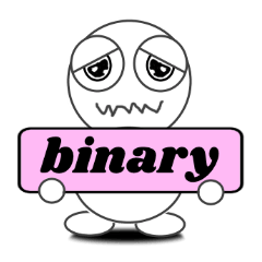 Binary Sticker – LINE stickers | LINE STORE