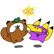 pokota and zarame sticker