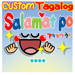 Tagalog. Colorful reaction. Custom!!