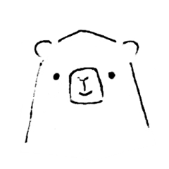Rough sticker bear