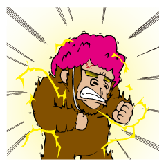 Primate strongest sticker