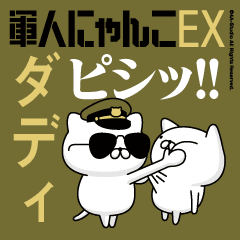 "DADDY"name-Movie Military cat