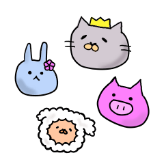 A cat prince and pleasant friends