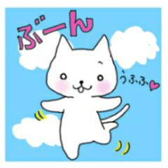 tomoko's cat stickers