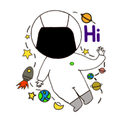 Astronauts stickers