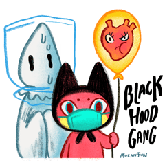 BlackhooD gang fights the virus