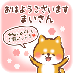 Love Sticker to Mai from Shiba 4