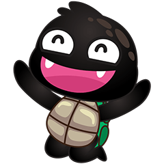 Cobie, the black turtle