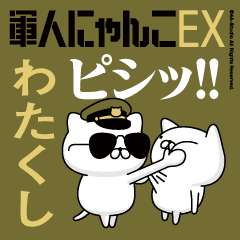 "WATAKUSHI"name-Movie Military cat