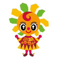 Poncho is a character of the sun wearing