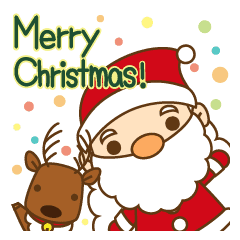 Mr Santa And Mr Reindeer Line Stickers Line Store