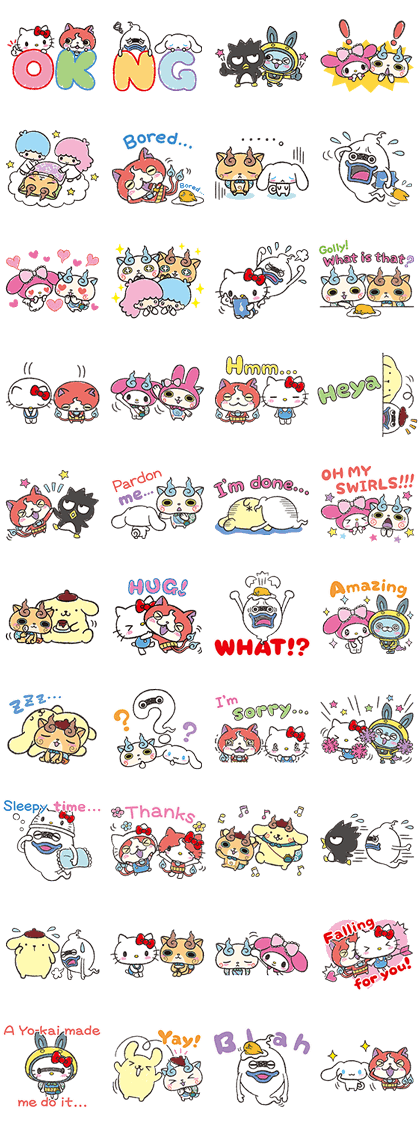 YO-KAI WATCH×Sanrio characters