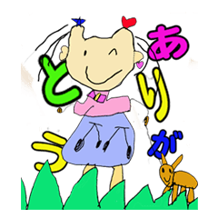 Sticker of Mei-chan2