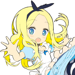 Okamaのアリス ふしぎの国のアリス 公式 Line スタンプ Line Store Okamaのアリス ふしぎの国のアリス 公式 Line スタンプ Line Store