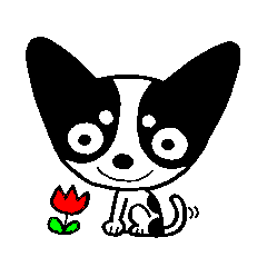 牛柄チワワのうしし丸 白黒フレンド Line スタンプ Line Store