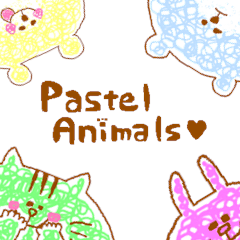 cute pastel animals