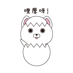Eggshell cat-life