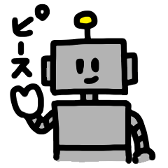 Simple robot sticker
