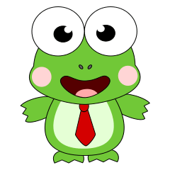 Always cheerful frog