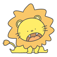 Warm Lion Line Stickers Line Store