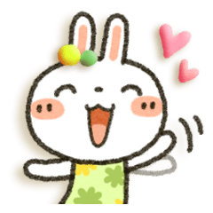 Colorful rabbit!! – LINE stickers | LINE STORE