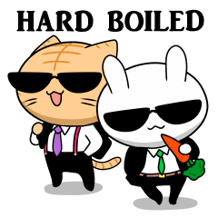 ハードボイルドうさにゃんず Line スタンプ Line Store