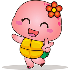 Pika, the pink turtle 2