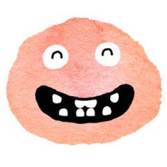 Moving cute round face