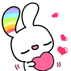 Happy Rainbow Rabbit