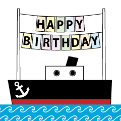Animated Happy Birthday from vehicles