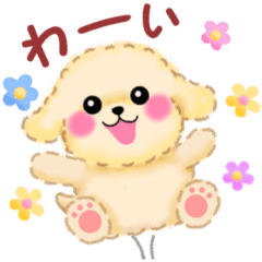 動く かわいい トイプードル Line スタンプ Line Store 動く かわいい トイプードル Line スタンプ Line Store