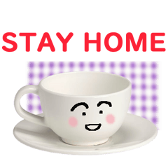 Sticker of STAY at HOME