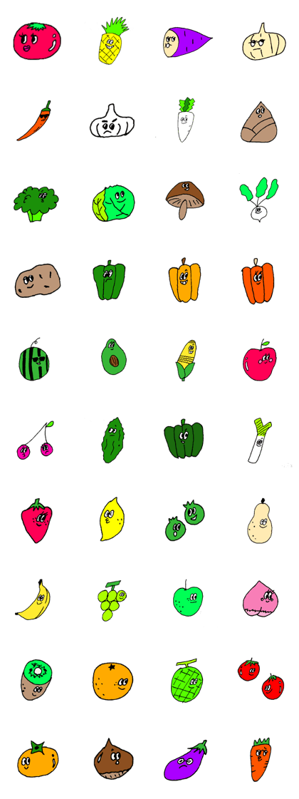 Vegetables fruit