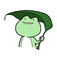 Carefree frog...