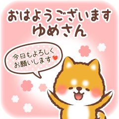 Love Sticker to Yume from Shiba 4