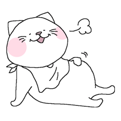 Fat cat 'Shiro'