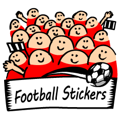 Futebol elogio Stickers! -Football-