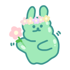 slime rabbit poto! (resize version)