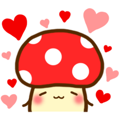 New Red mushroom Sticker