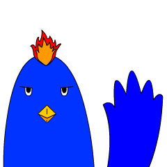 Blue The Hothead Bird