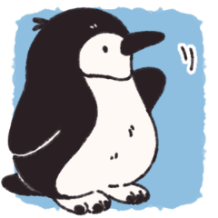 chinstrap penguin sticker