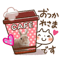 *うさぎのうさちゃん*コラボスタンプ♪