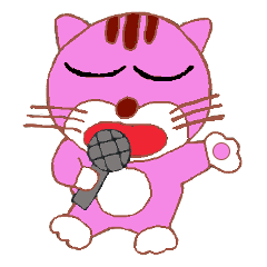 ピンクの猫        ストロベリー・ショコラ