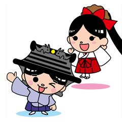 "Monta-kun" and "Mikoto-chan"