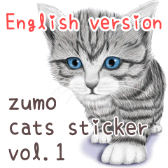 zumo cats sticker vol.1 English version