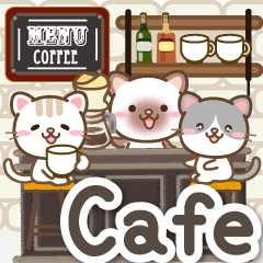 Natural cat, natural cafe style english