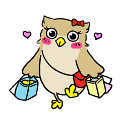 eared owl "mimi" (illust)