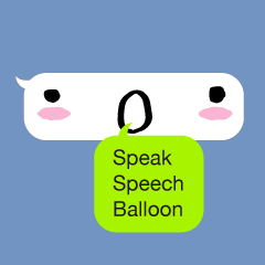 Speak Speech Balloon